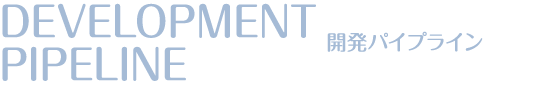 Development Pipeline 開発パイプライン